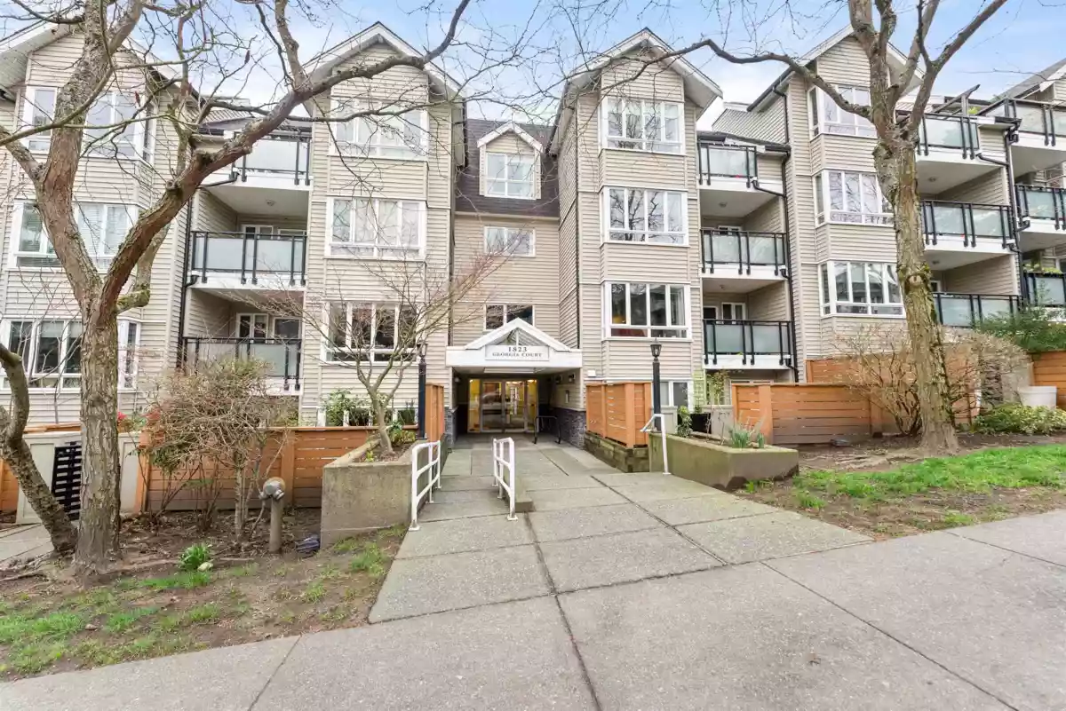 Exterior Rear Photo of 308 1823 E Georgia Street, Vancouver, BC