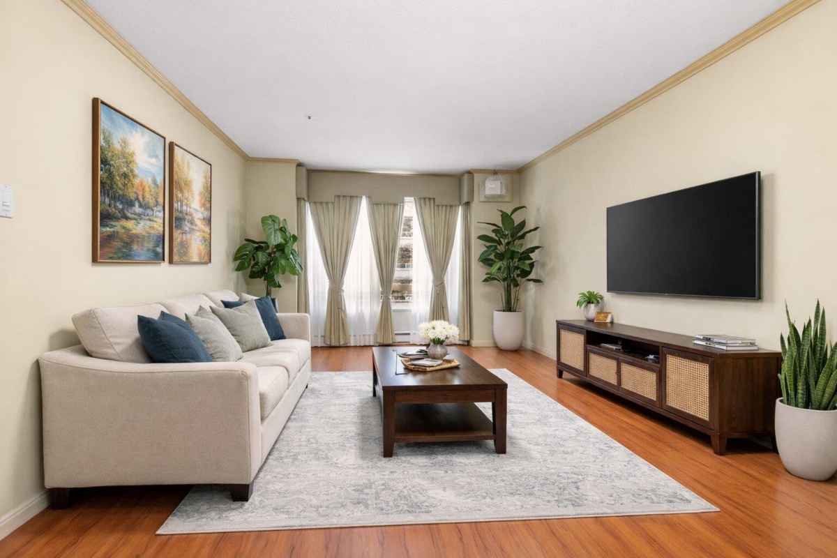 Living Room Photo of 308 1823 E Georgia Street, Vancouver, BC