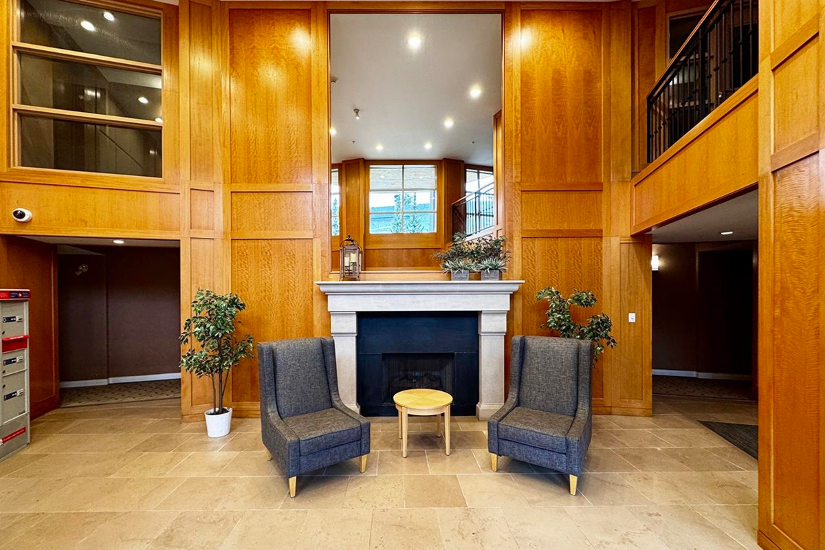 Backyard Photo of 416 3629 Deercrest Drive, North Vancouver, BC