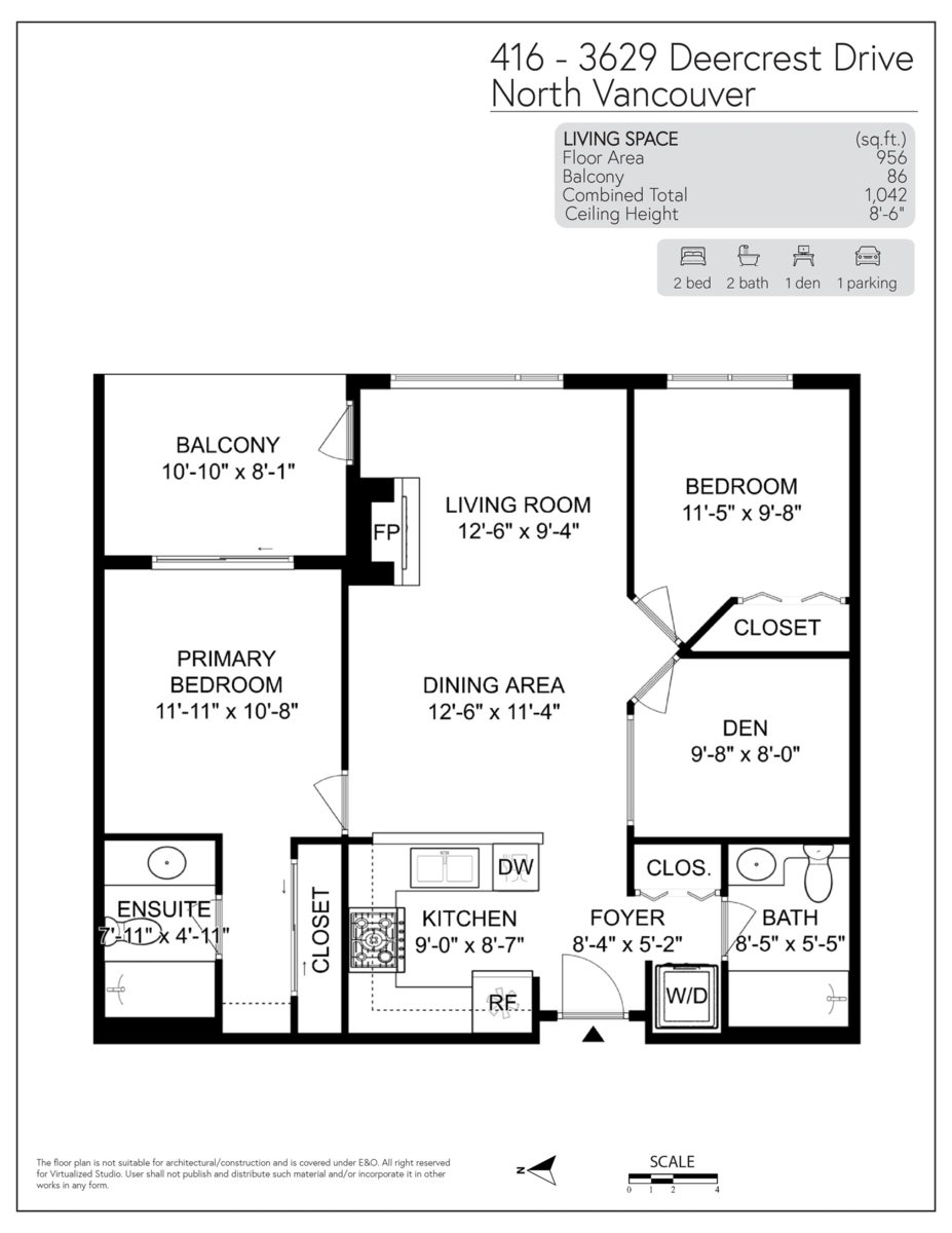 Outdoor Kitchen Photo of 416 3629 Deercrest Drive, North Vancouver, BC