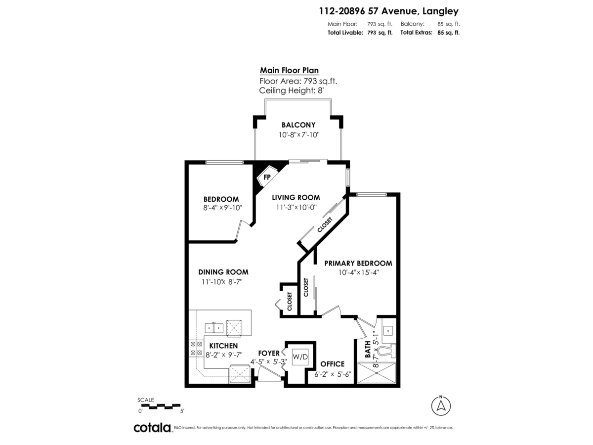 Hallway Photo of 112 20896 57th Avenue, Langley, BC