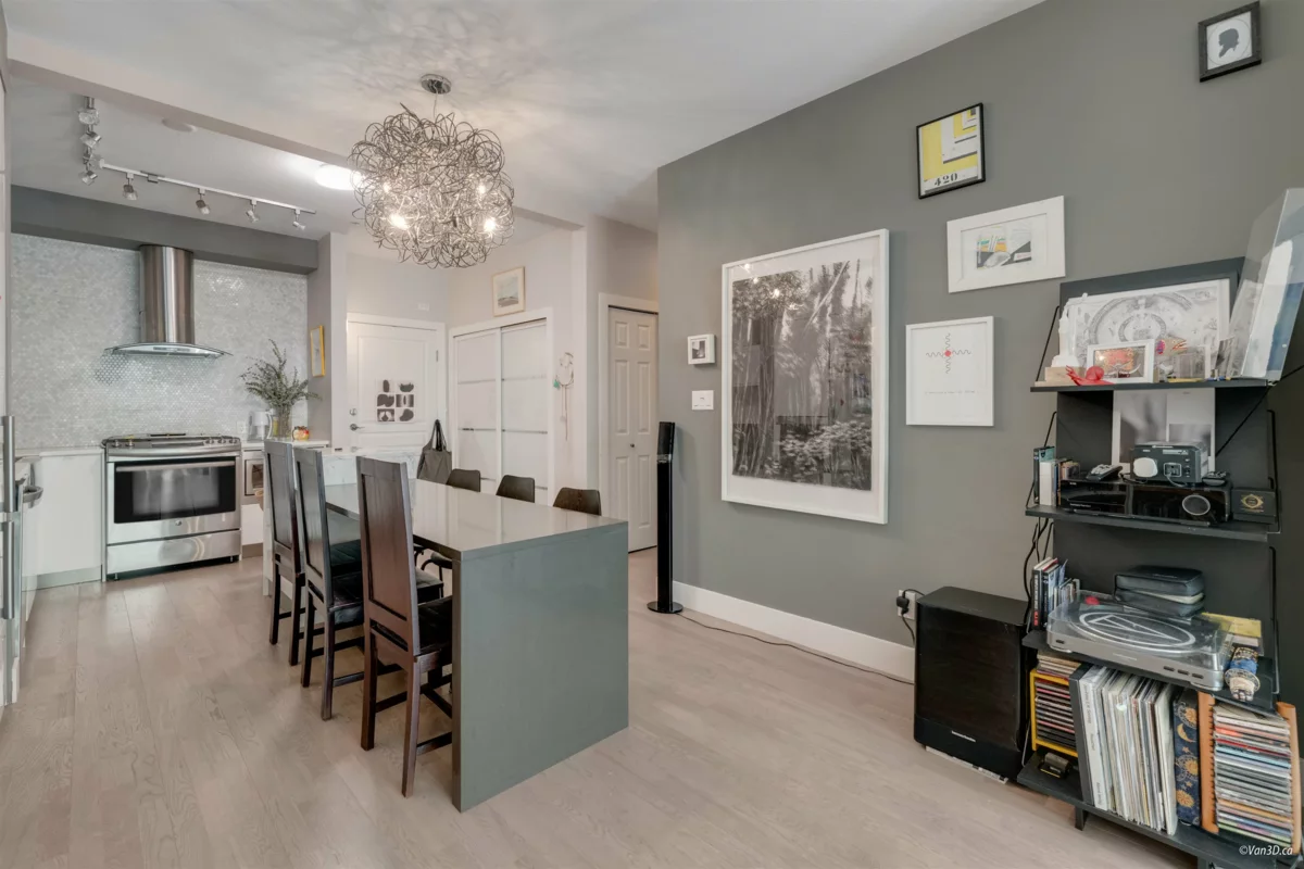 Kitchen Island Photo of 206 2175 Salal Drive, Vancouver, BC