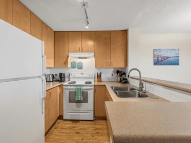 Kitchen Island Photo of 402 124 W 3rd Street, North Vancouver, BC