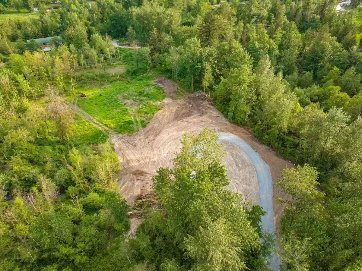 Aerial View of 26714 52 Avenue, Langley, BC