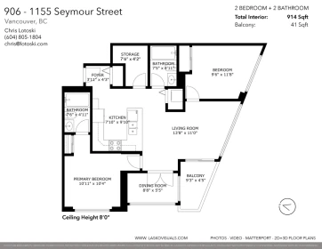 Swimming Pool Photo of 906 1155 Seymour Street, Vancouver, BC