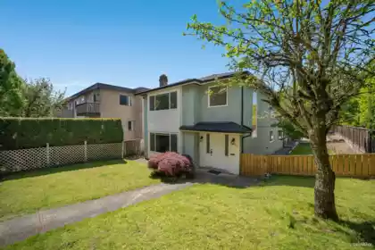 Aerial View of 8607 Selkirk Street, Vancouver, BC