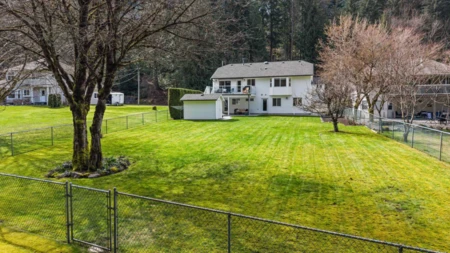 Aerial View of 295 Forrest Crescent, Hope, BC
