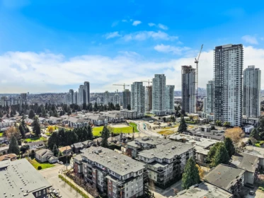 Aerial View of 316 607 Cottonwood Avenue, Coquitlam, BC