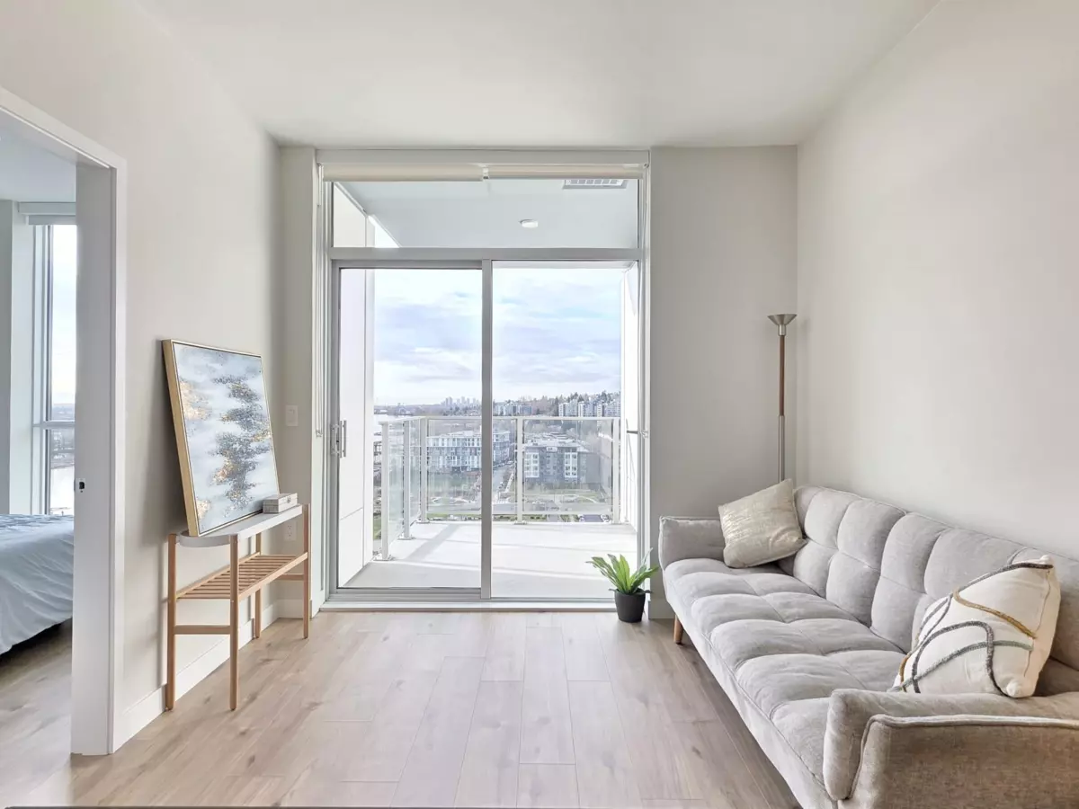 Living Room Photo of 1503 3430 Kent Avenue South, Vancouver, BC