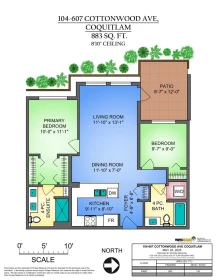 Swimming Pool Photo of 104 607 Cottonwood Avenue, Coquitlam, BC