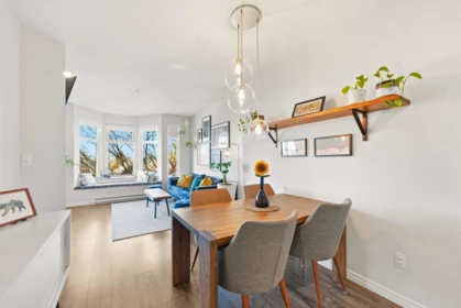 Kitchen Island Photo of 209 580 Twelfth Street, New Westminster, BC