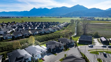Aerial View of 35 46213 Hakweles Road, Chilliwack, BC