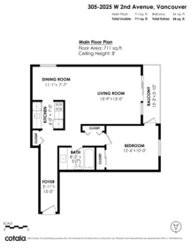 Hallway Photo of 305 2025 W 2nd Avenue, Vancouver, BC