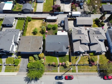 Aerial View of 1108 Cliff Avenue, Burnaby, BC