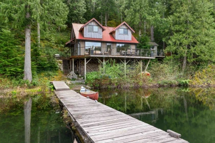 Exterior Rear Photo of Block E Levette Lake, Squamish, BC