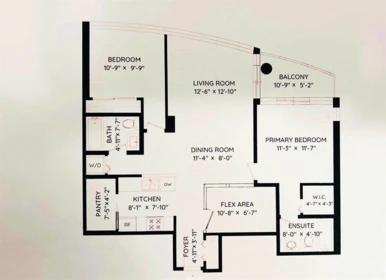 Guest Bathroom Photo of 601 1408 Strathmore Mews, Vancouver, BC