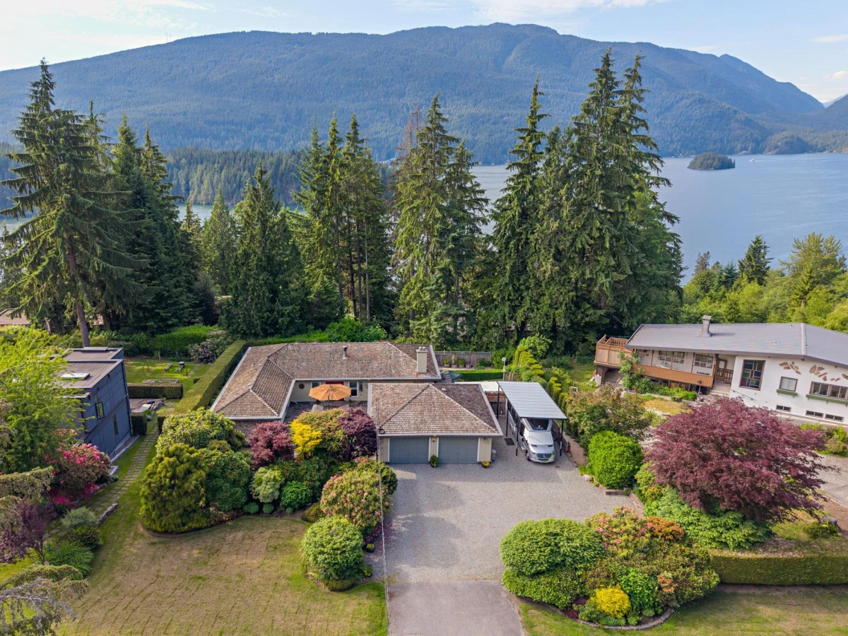 Exterior Rear Photo of 3535 Main Avenue, Belcarra, BC