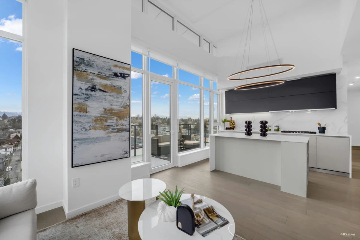 Family Room Photo of 1001 8415 Granville Street, Vancouver, BC
