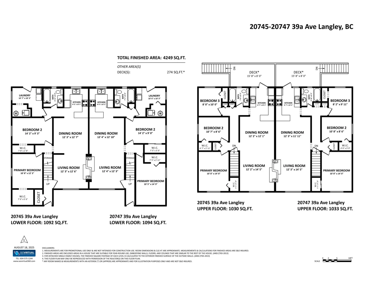 Living Room Photo of 20747 39a Avenue, Langley, BC