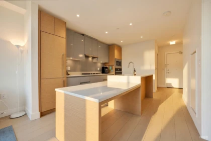 Kitchen Island Photo of 512 3538 Sawmill Crescent, Vancouver, BC
