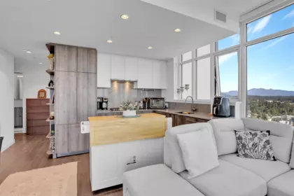 Kitchen Island Photo of 2102 505 Nelson Street, Coquitlam, BC