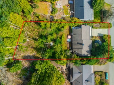 Aerial View of 4643 Port View Place, West Vancouver, BC