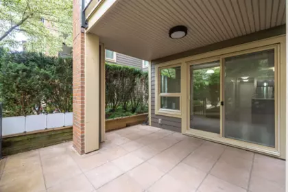 Outdoor Deck Photo of 101 7131 Stride Avenue, Burnaby, BC