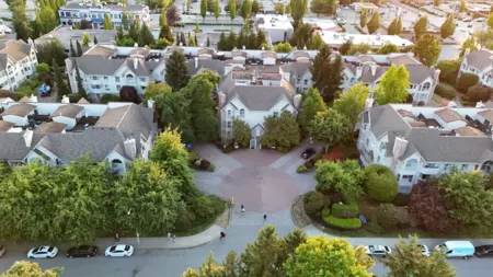 Aerial View of 111 7171 121 Street, Surrey, BC