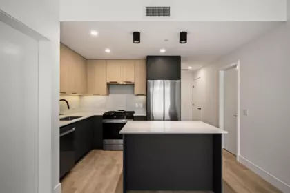 Kitchen Island Photo of 410 111 Buller Street, Port Moody, BC
