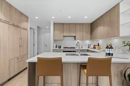 Kitchen Island Photo of 113 747 E 3rd Street, North Vancouver, BC