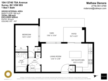 Powder Room Photo of 104 13740 75a Avenue, Surrey, BC