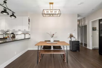 Kitchen Island Photo of 206 1273 Marine Drive, North Vancouver, BC