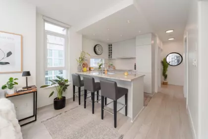 Kitchen Island Photo of 1908 821 Cambie Street, Vancouver, BC