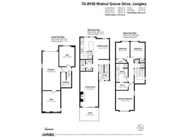 Exterior Rear Photo of 70 8930 Walnut Grove Drive, Langley, BC