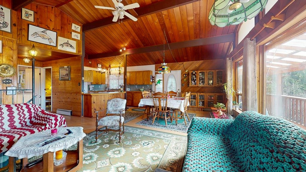 Living Room Photo of 5228 Claydon Road, Pender Harbour, BC