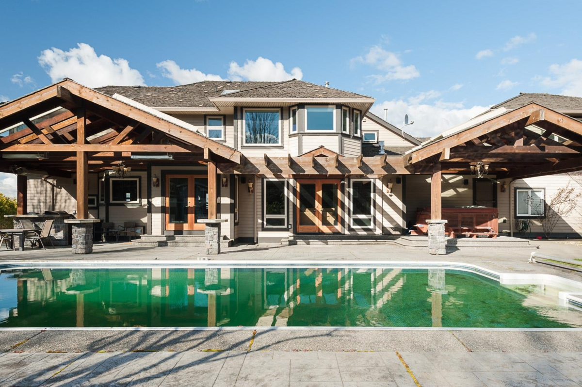 Aerial View of 20486 1 Avenue, Langley, BC