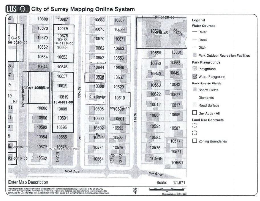 Exterior Front Photo of 10636 137a Street, Surrey, BC