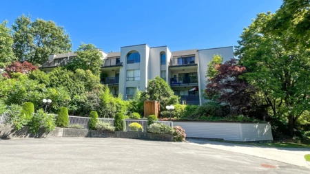 Exterior Rear Photo of 416 1945 Woodway Place, Burnaby, BC