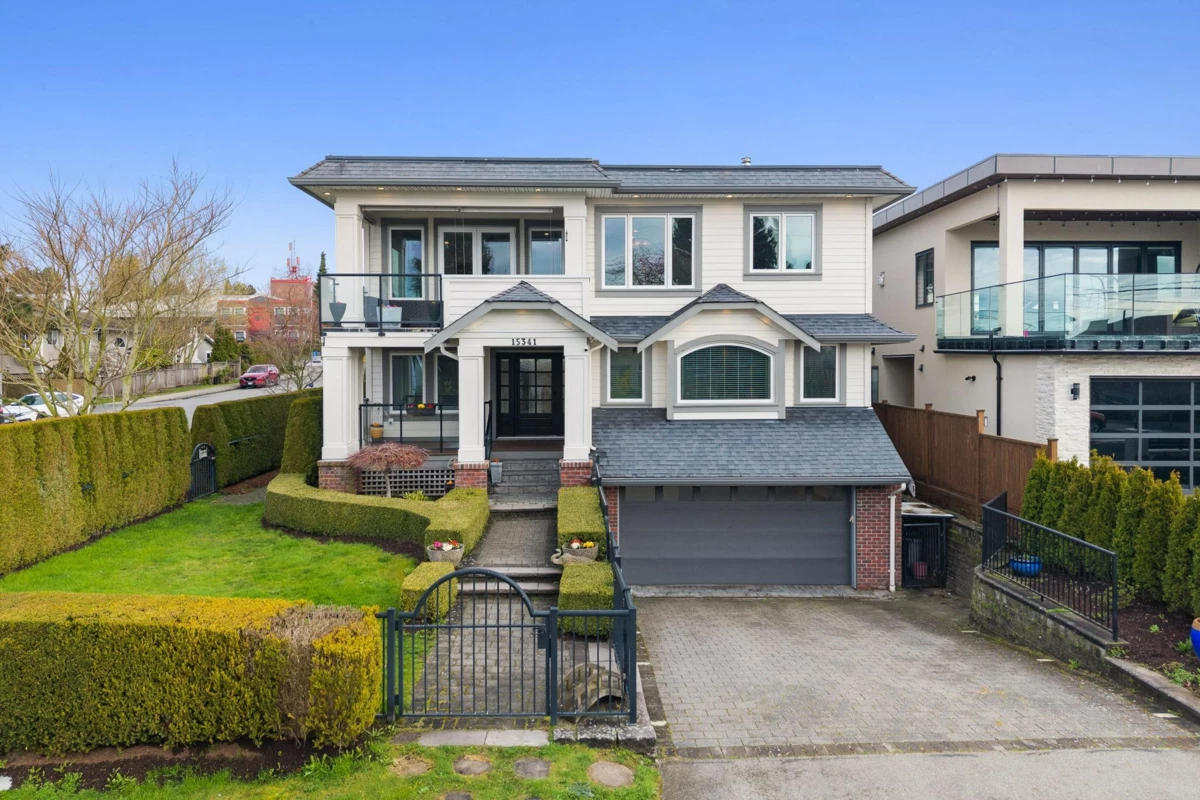 Exterior Front Photo of 15341 Royal Avenue, White Rock, BC