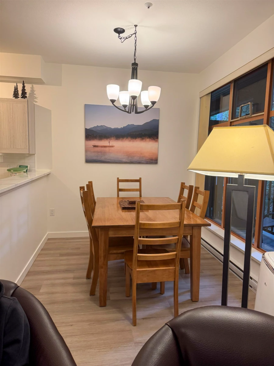 Dining Area Photo of 46 4355 Northlands (Week 9) Boulevard, Whistler, BC