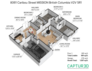 Exterior Rear Photo of 8061 Caribou Street, Mission, BC