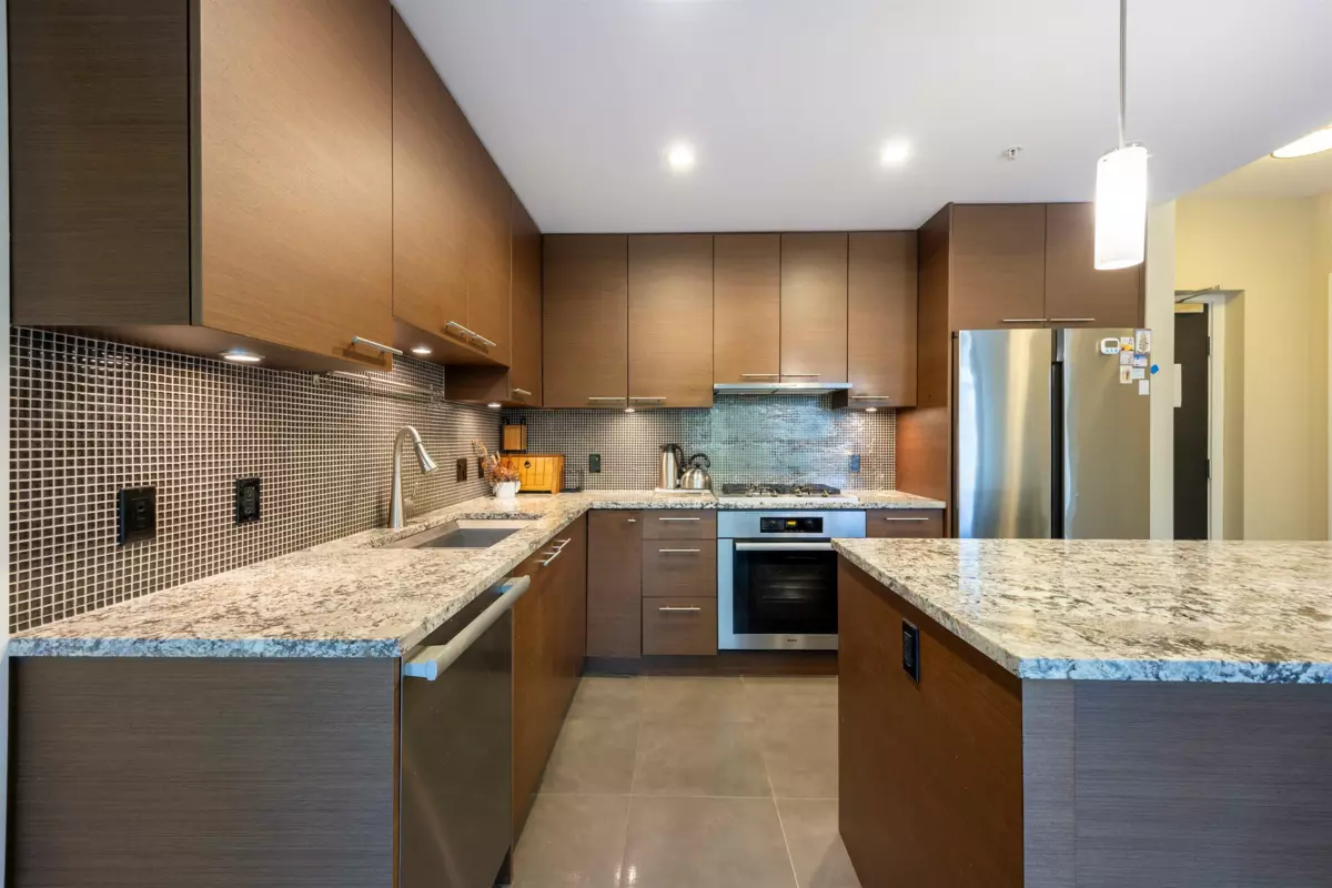 Kitchen Island Photo of 205 6168 Wilson Avenue, Burnaby, BC
