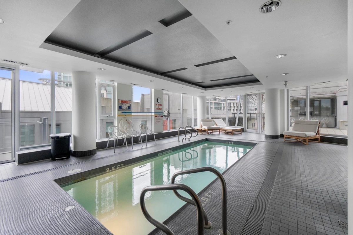 Aerial View of 1201 1499 W Pender Street, Vancouver, BC