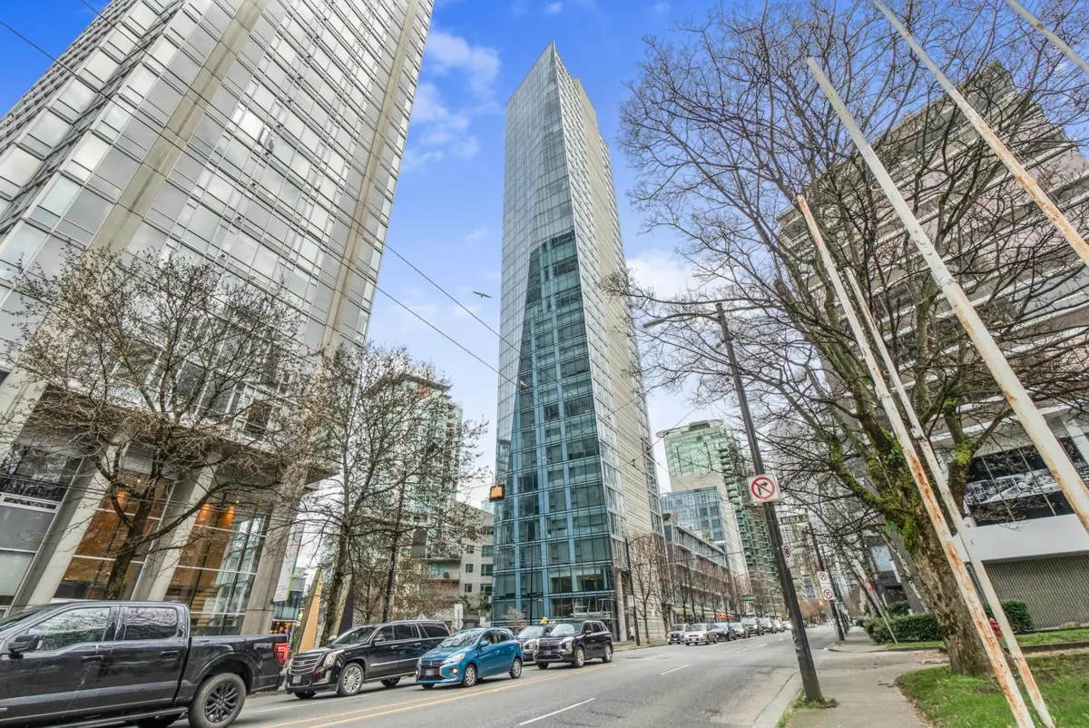 Exterior Rear Photo of 1201 1499 W Pender Street, Vancouver, BC