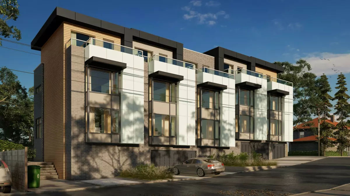 Exterior Front Photo of 2040 Pandora Street, Vancouver, BC