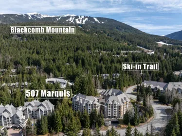 Swimming Pool Photo of 507 4809 Spearhead Place, Whistler, BC