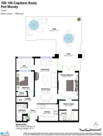 Loft / Bonus Room Photo of 105 100 Capilano Road, Port Moody, BC
