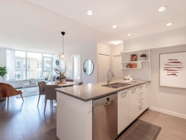 Kitchen Island Photo of 506 3281 E Kent Avenue North, Vancouver, BC