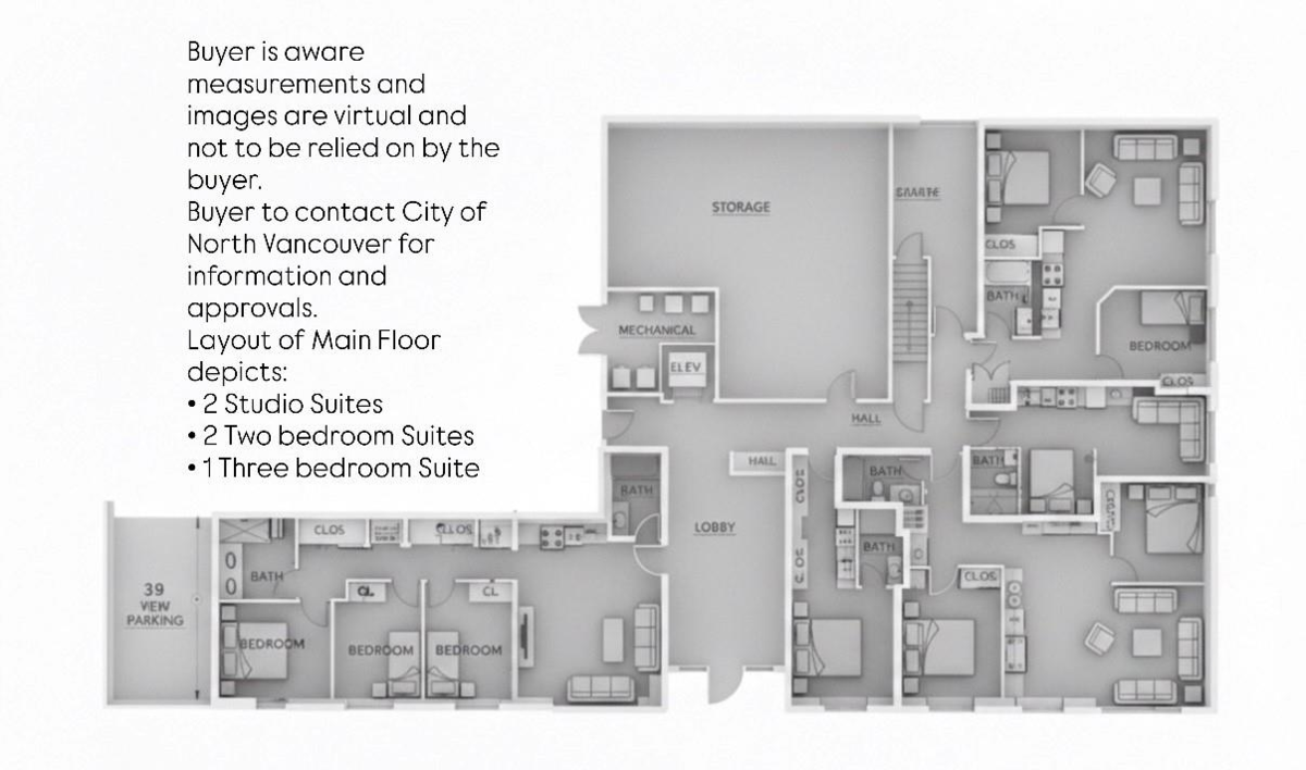 Exterior Rear Photo of 205 120 E 4th Street, North Vancouver, BC