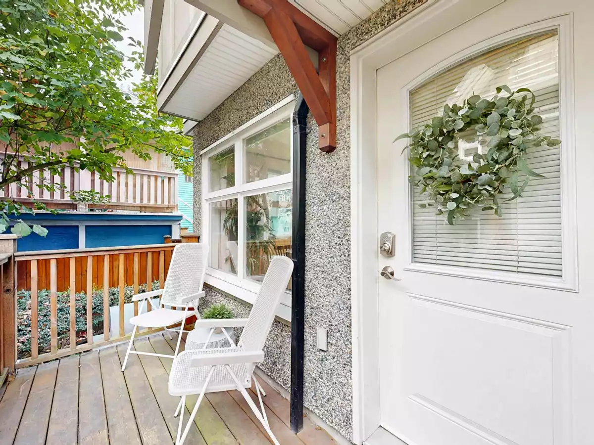 Outdoor Patio Photo of 101 1672 E Pender Street, Vancouver, BC